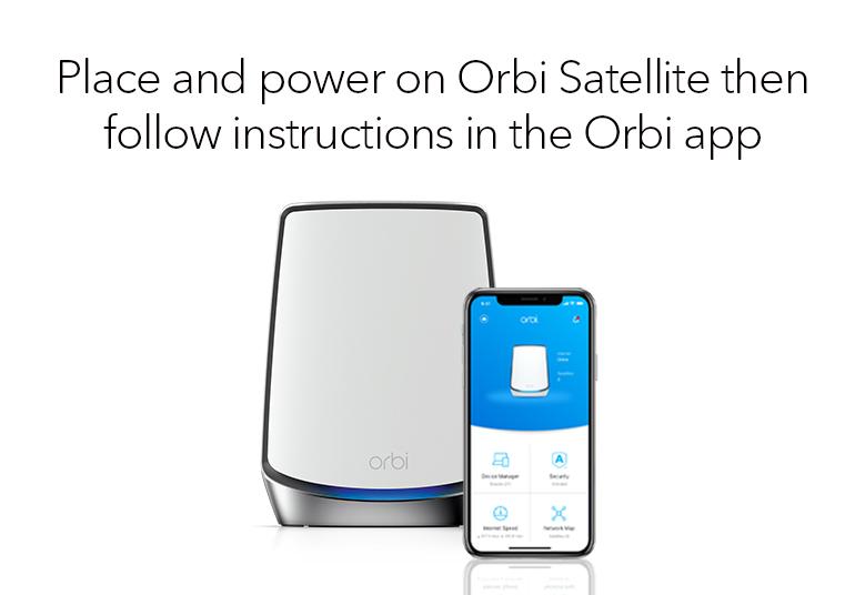 Netgear Orbi 4 poorten 1GbE Wi-Fi 6 2.4 GHz, 5 GHz desktop RBS850-100EUS