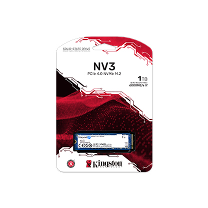Kingston SSD 1TB NV3 M.2 2280 PCIe 4.0x4 NVMe