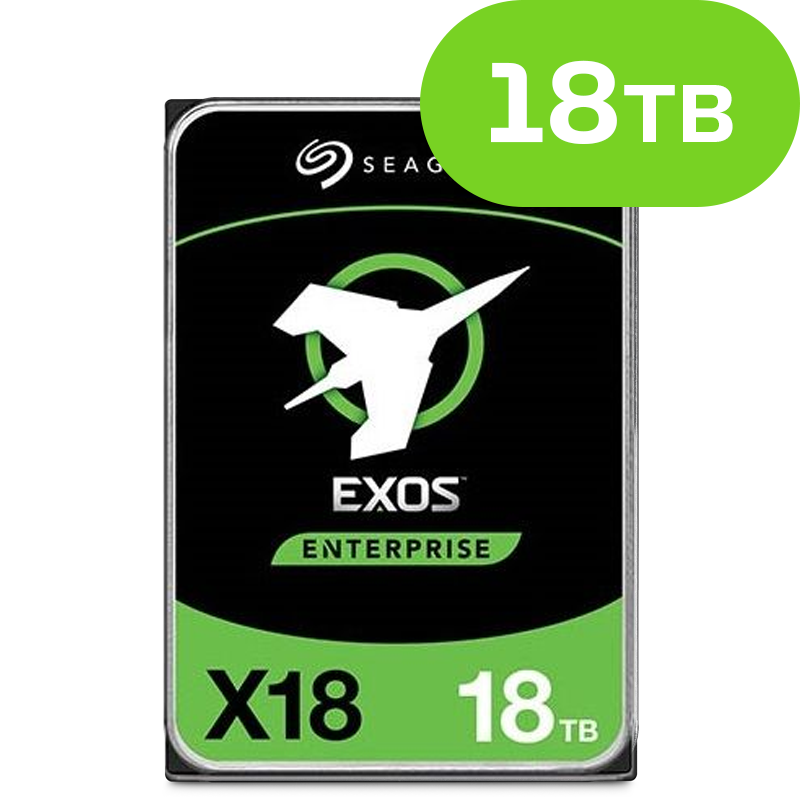 18TB Seagate Exos X18 SATA Enterprise ST18000NM000J