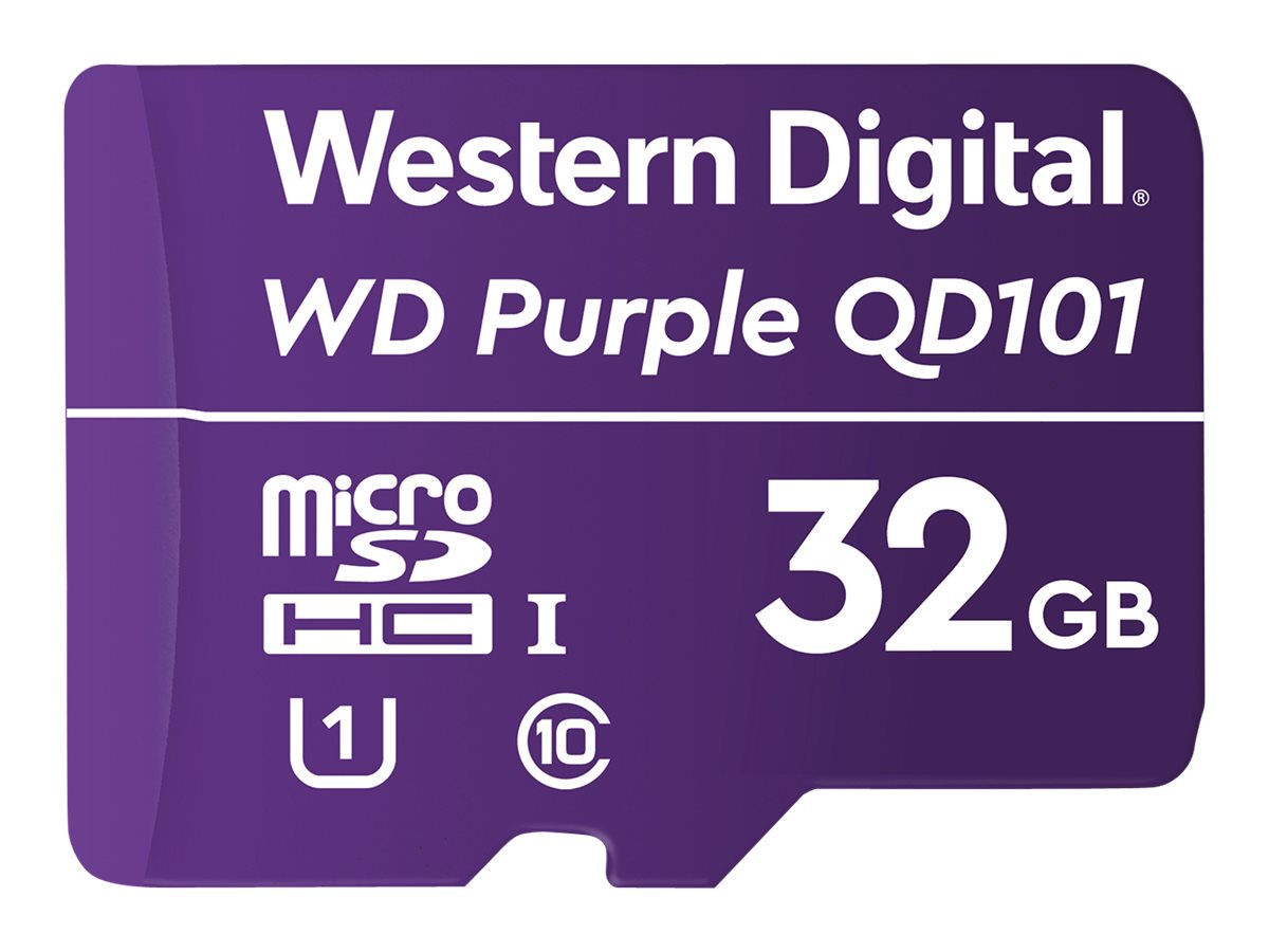 32GB WD Purple Surveillance microSDHC WDD032G1P0C