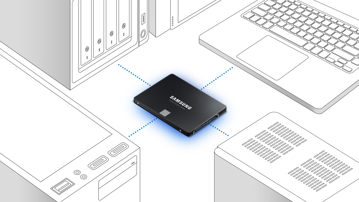4TB Samsung 2.5 inch SATA SSD 870 EVO MZ-77E4T0B