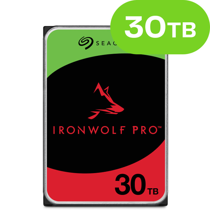 30TB Seagate Guardian IronWolf Pro NAS 3.5 inch ST30000NT011