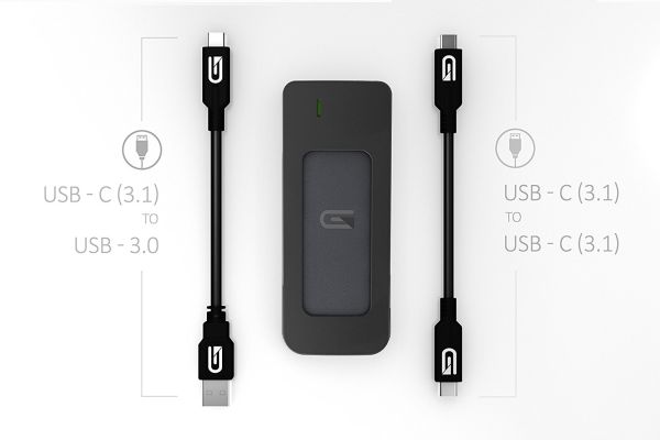 2TB Glyph Atom Portable SSD (Zwart) A2000BLK