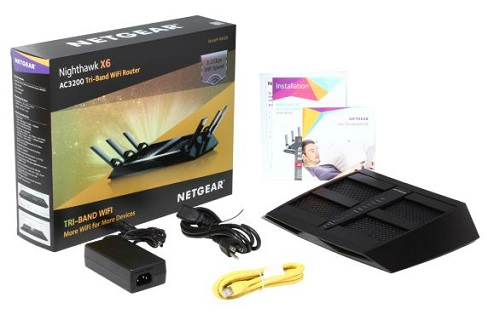 Netgear R8000 Nighthawk X6 AC3200 Tri-Band Gigabit Wireless Router