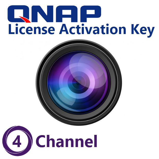 QNAP 4 Channel License Activation Key