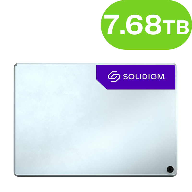 7.68TB Solidigm SSD P5430 Series 2.5 inch PCIe 4.0 SBFPF2BU076T001