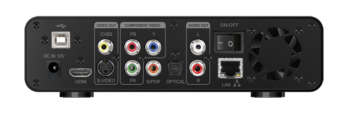 ICY BOX IB-MP309HW-B Networked Media Tank (NMT)