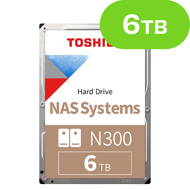 6TB Toshiba N300 NAS HDWG460UZSVA