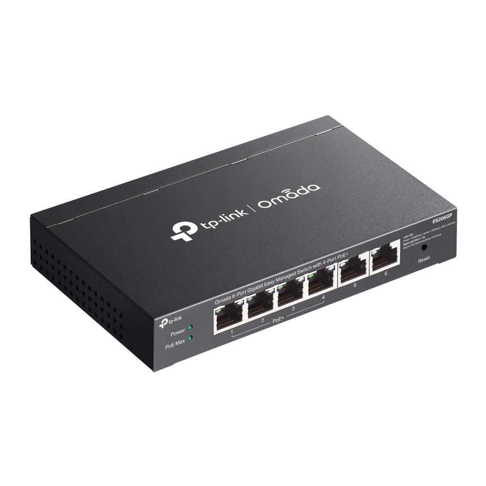 TP-Link New Omada 6-Port Managed Switch ES206GP