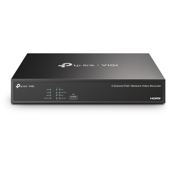 VIGI NVR1004H-4P VIGI 4 Channel PoE+ 2TB