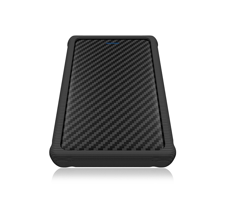 ICY BOX HDD/SSD enclosure Black 2.5 1xUSB 3.2 Gen 1 Host Silicon Protector IB-223U3a-B