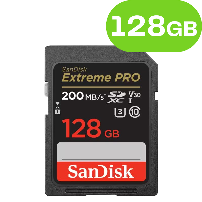 SanDisk Extreme PRO SDHC en SDXC UHS-I-kaart 128GB