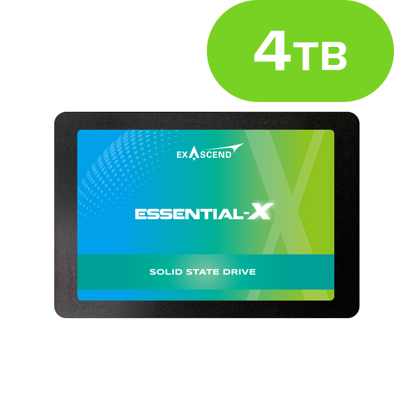 4TB Exascend Essential-X SATA3 2.5" SSD ES4TSSD25SAU