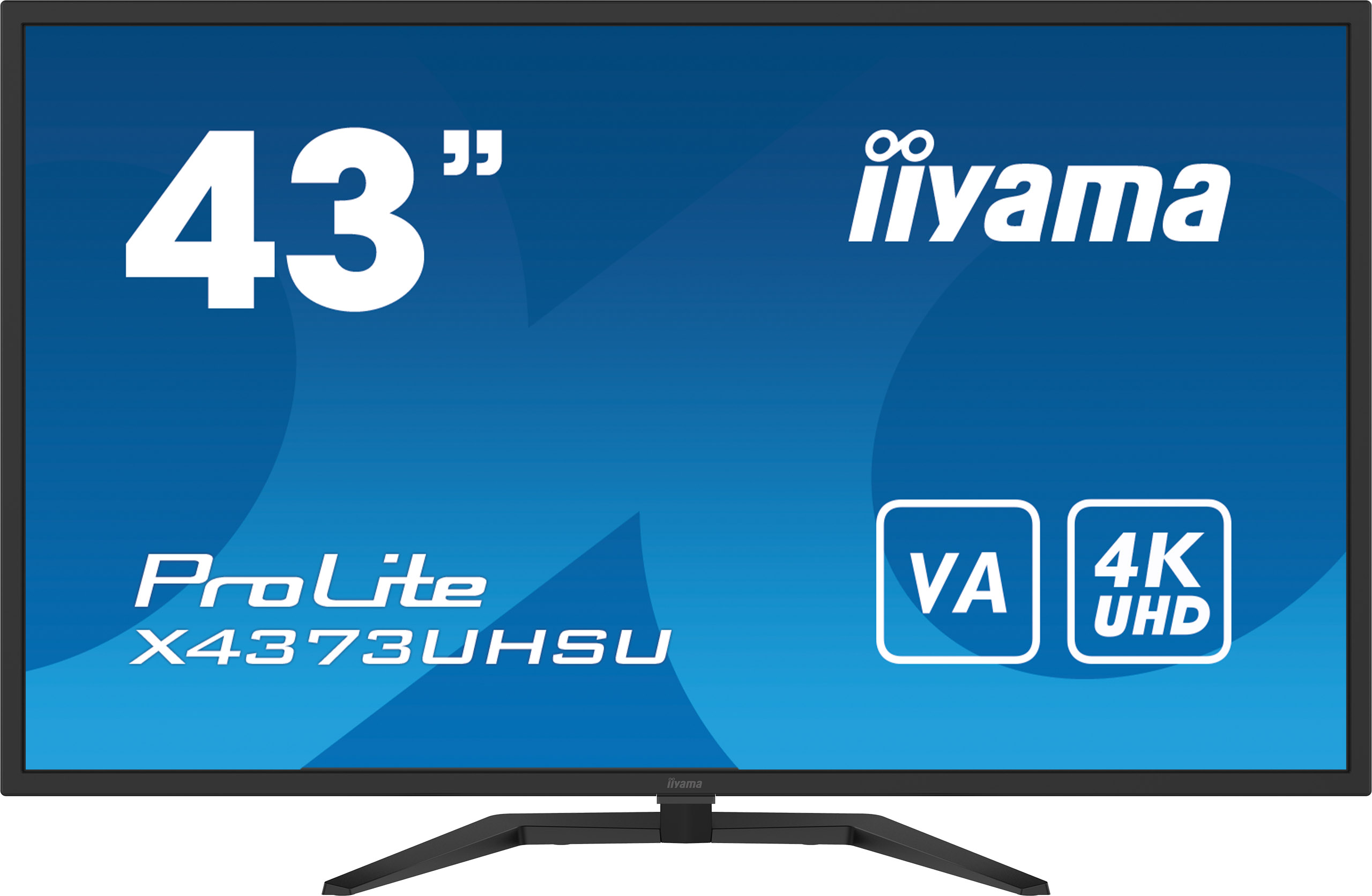 iiyama ProLite X4373UHSU-B1 43 grootformaat desktopmonitor met 4K zwart monitor