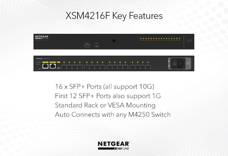 Netgear L3 16x10G SFP+ managed switch M4250-16XF XSM4216F-100EUS