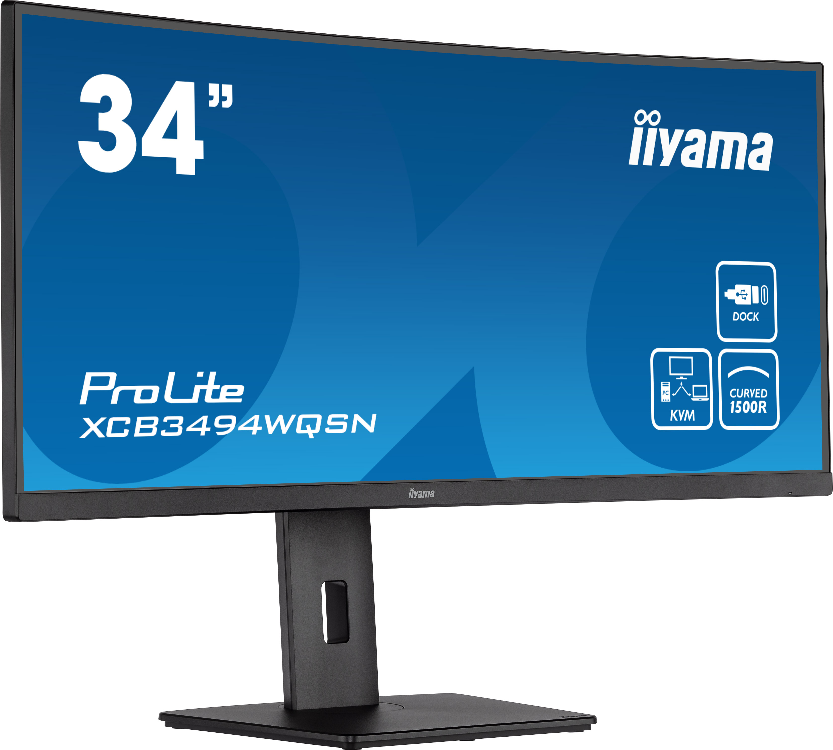 iiyama ProLite XCB3494WQSN-B5 34inch Business UQHD VA Panel 