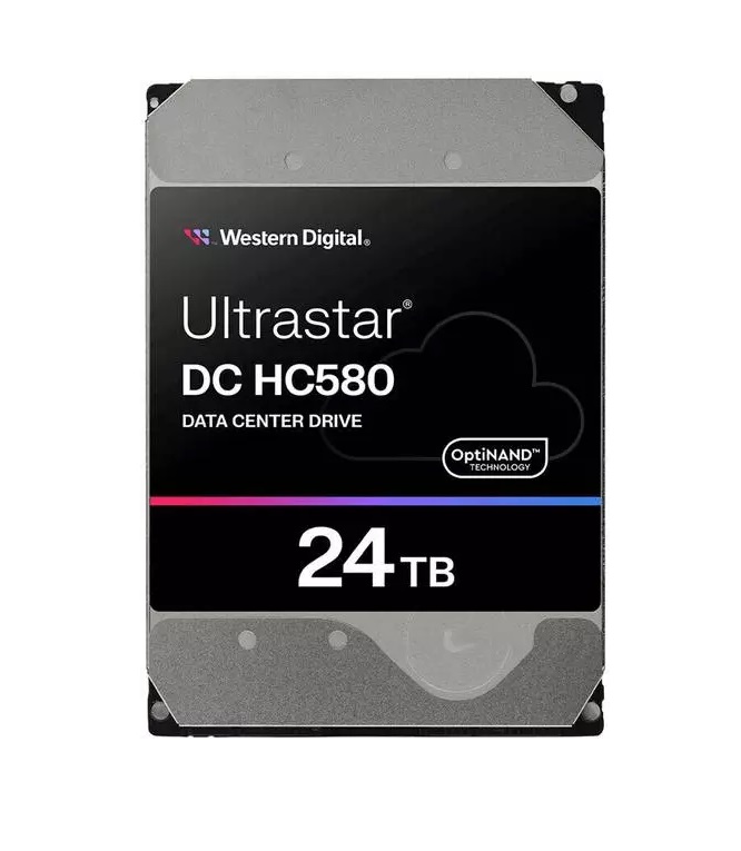 24TB Western Digital Ultrastar DC HC580 (SATA 6Gb/s) WUH722424ALE6L4 512e/4Kn SE