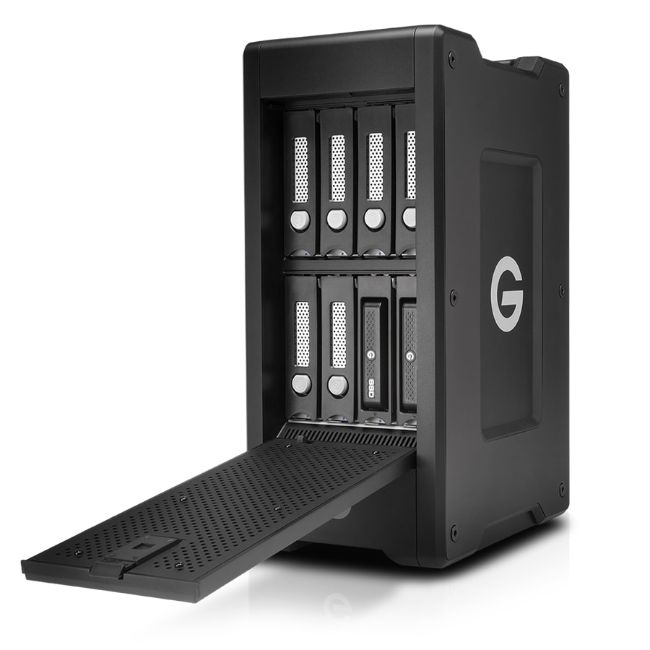 G-Technology G-SPEED Shuttle XL 72TB Thunderbolt 3 with ev Series Bay
