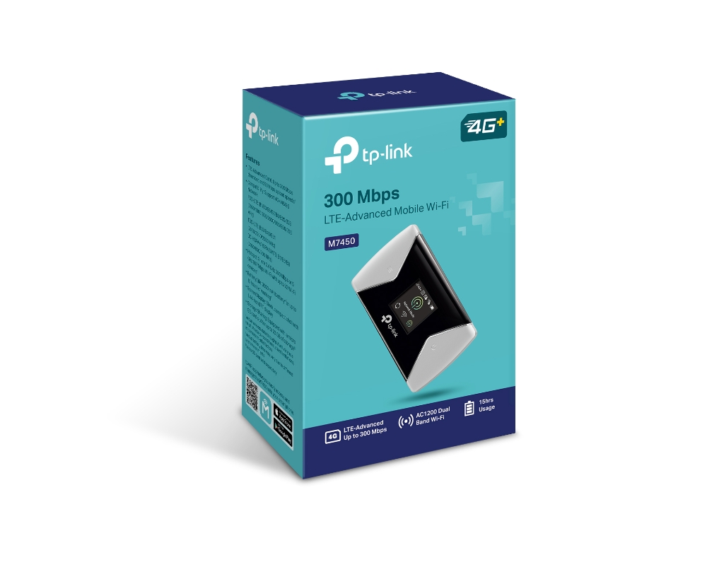 TP-Link 4G 300Mbps Wi-Fi  Hotspot M7450 