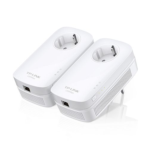 TP-LINK TL-PA8010P KIT AV1200 Gigabit Passthrough Powerline Starter Kit (2 items)