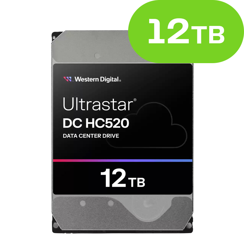 12TB Western Digital Ultrastar DC HC520 (SATA 6Gb/s) HUH721212ALE604