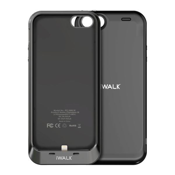 iWalk Chameleon iPhone SE Powercase 2000mAh Grey for iPhone 5 / 5S / SE