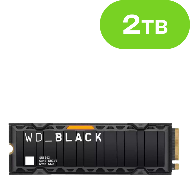 2TB Western Digital SSD M.2 2280 PCIe 4.0 x4 (NVMe) WDS200T2XHE