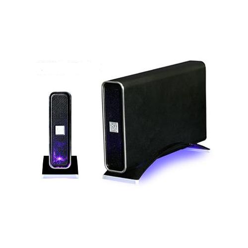 ICY BOX IB-360AStUS-B-BL SATA en IDE, USB 2.0 SATA