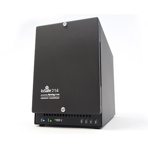 ioSafe 214 NAS Diskless Fireproof Waterproof 2-BAY