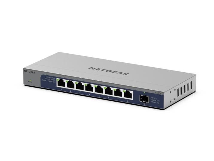 Netgear 8x10/100/1000 + 1x10Gb Ethernet SFP+ unmanaged switch GS108X-100EUS