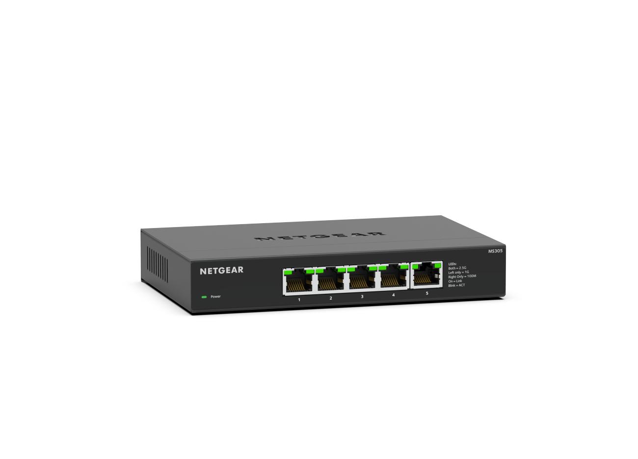 Netgear multi-gigabit 5x2.5G unmanaged switch MS305-100EUS
