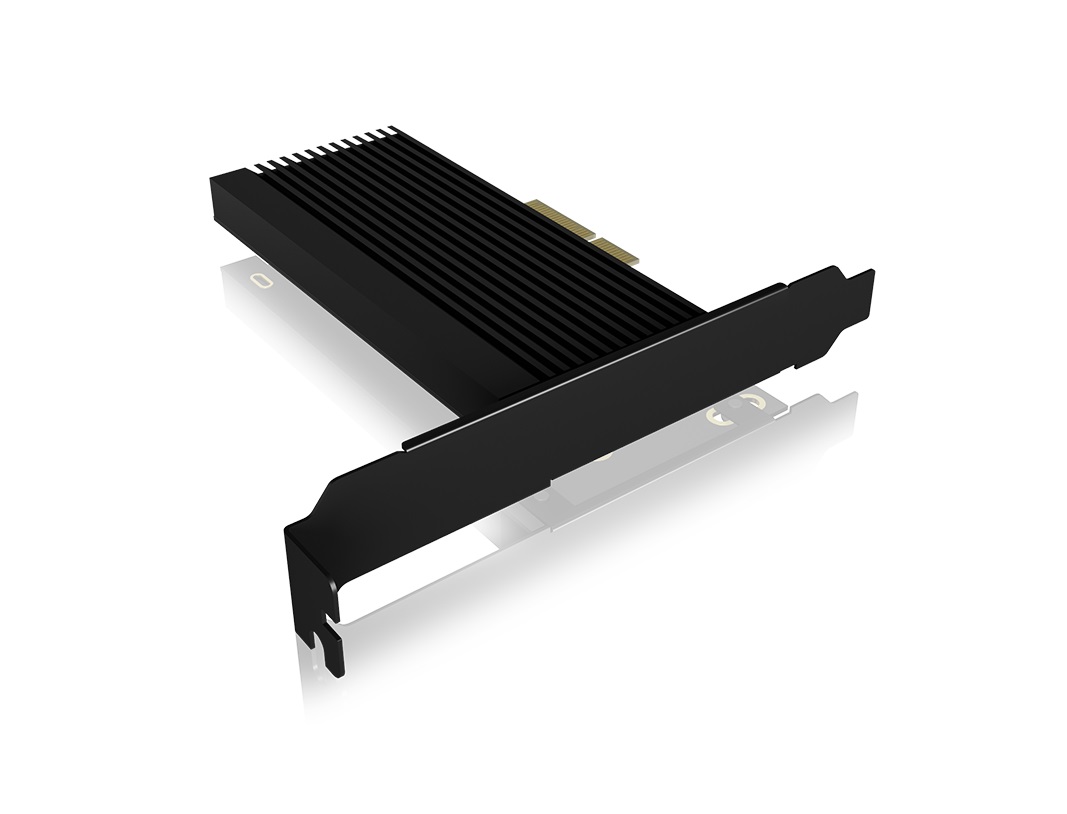 ICY BOX PCIe extension card with heat sink, M.2 NVMe SSD to PCIe 4.0 x4 IB-PCI208-HS
