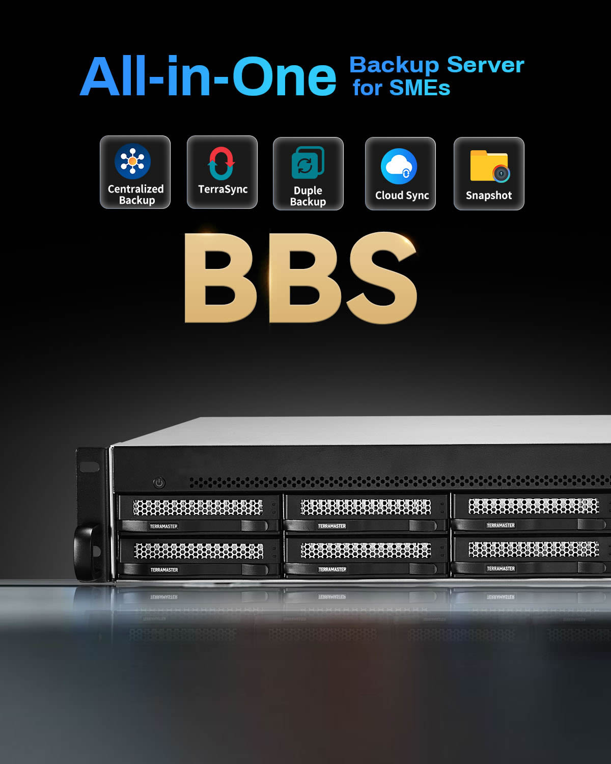 TerraMaster U8-500 Plus Enterprise NAS 8-Bay 