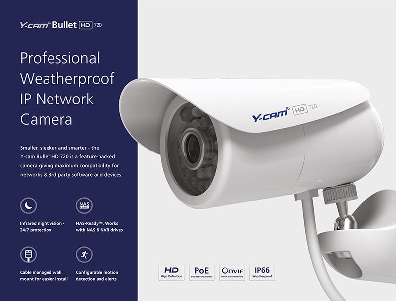 Y-cam Bullet HD 720 (2nd Generation)