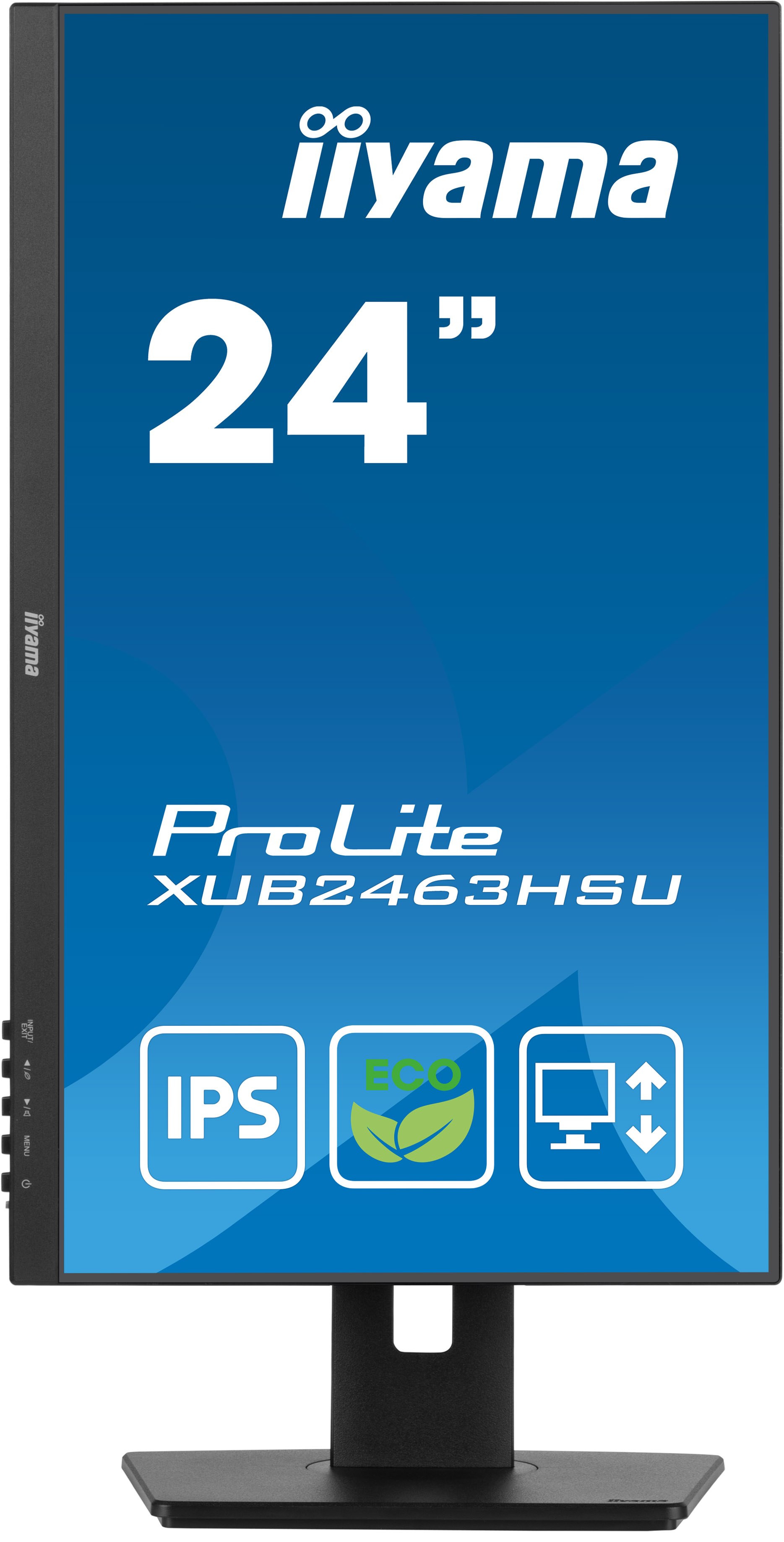 iiyama XUB2463HSU-B1 24 inch IPS Full HD-paneel met energieklasse B