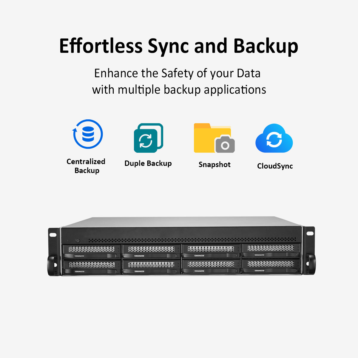 TerraMaster U8-450 8-bay Enterprise NAS 