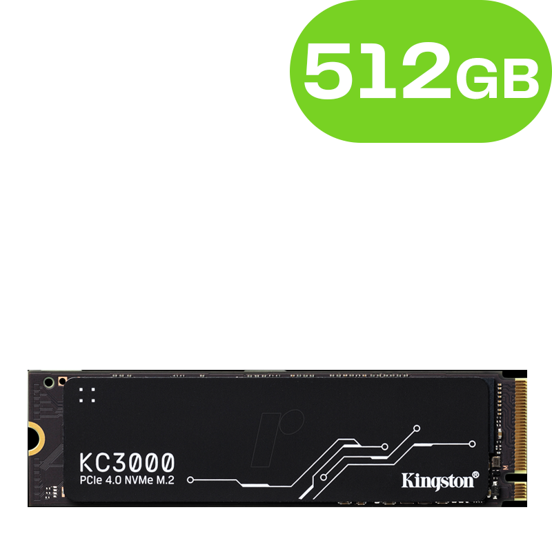 512GB Kingston KC3000 PCIe 4.0 NVMe M.2 SSD