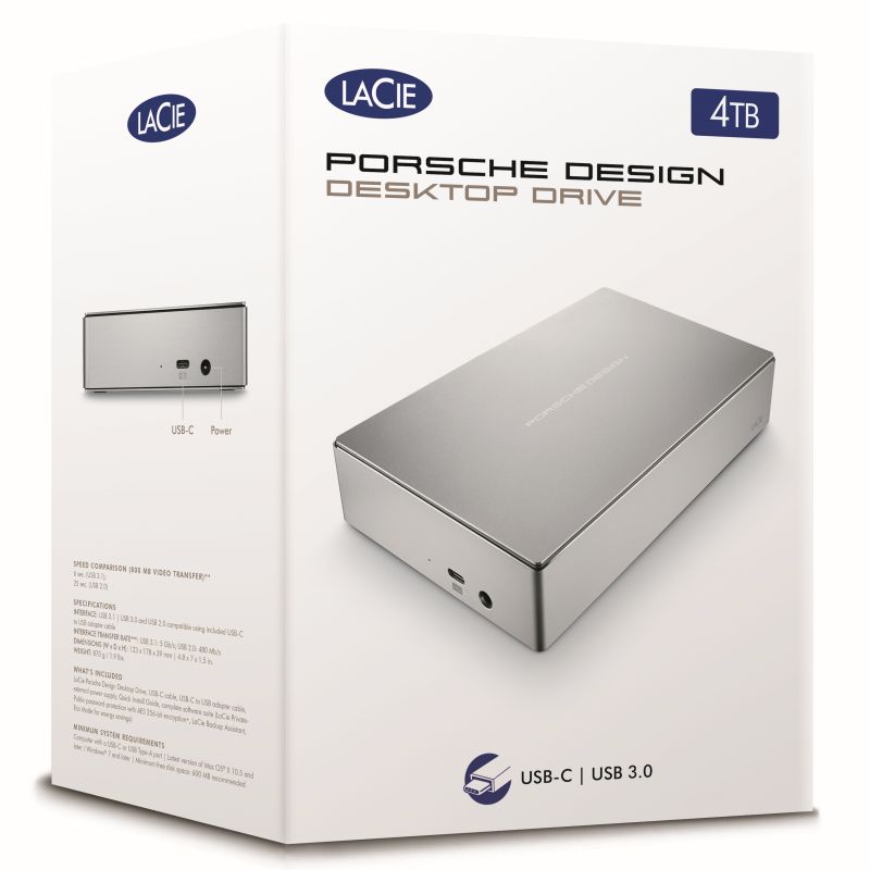 LaCie Porsche Design Desktop 8TB USB-C