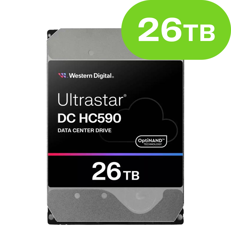 26TB Western Digital Ultrastar DC HC590 (SATA 6Gb/s) WUH722626ALE6L4 512e/4Kn SE 0F65672