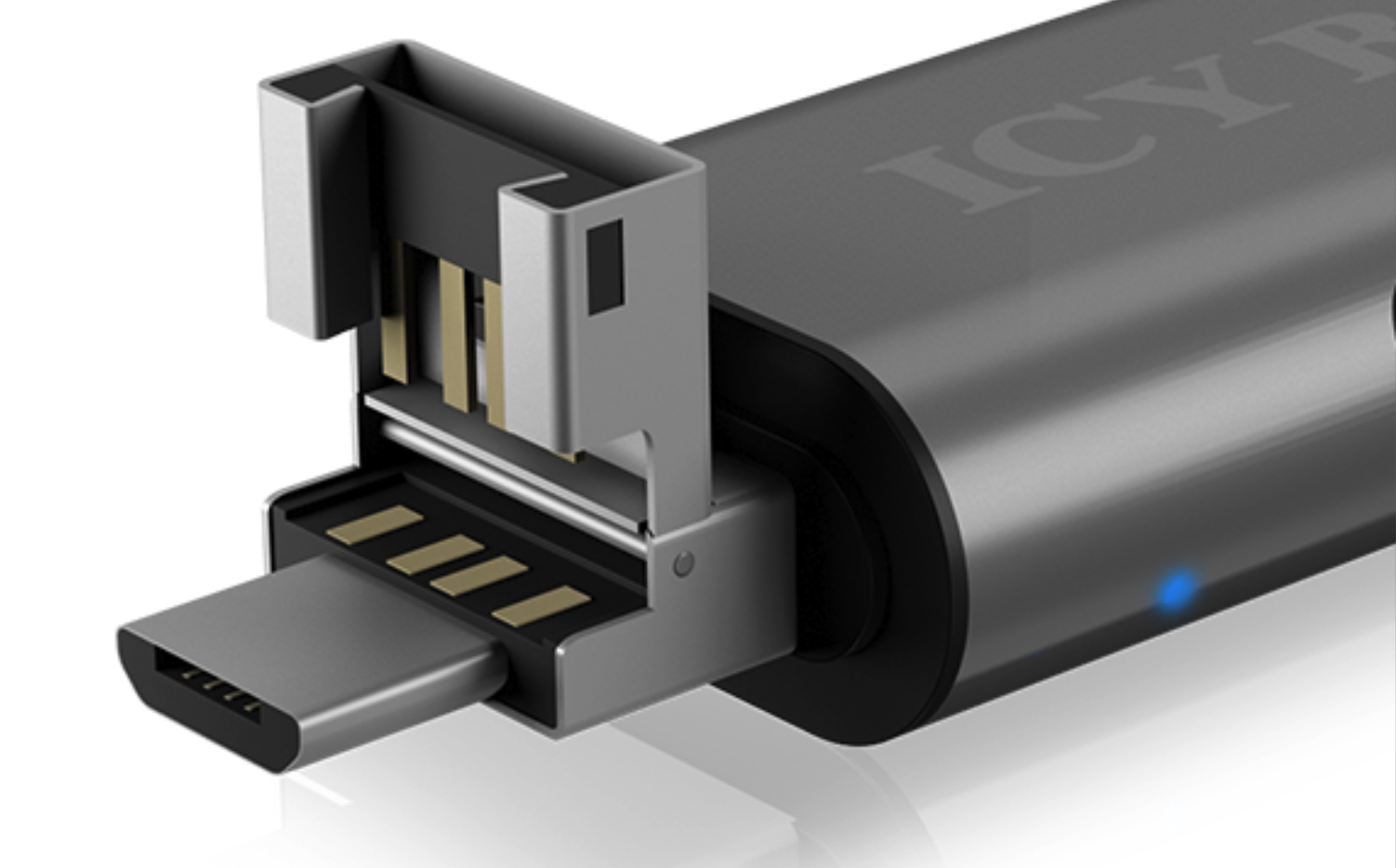 ICY BOX 2-port card reader IB-CR200-C