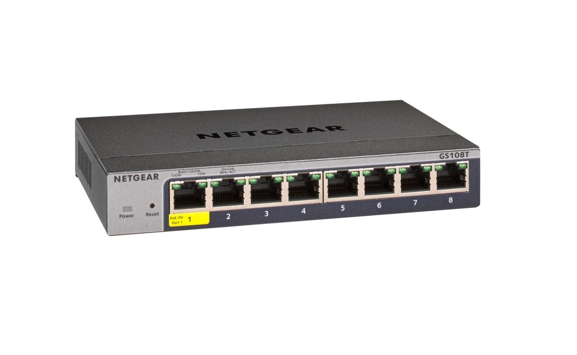 Netgear (v3) ProSafe 8 port Gigabit Smart Switch GS108T-300PES