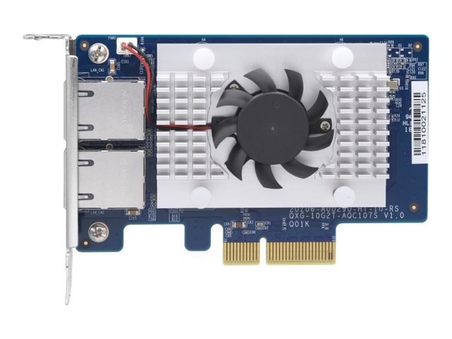 QNAP Dual-port BASET 10GbE network expansion card