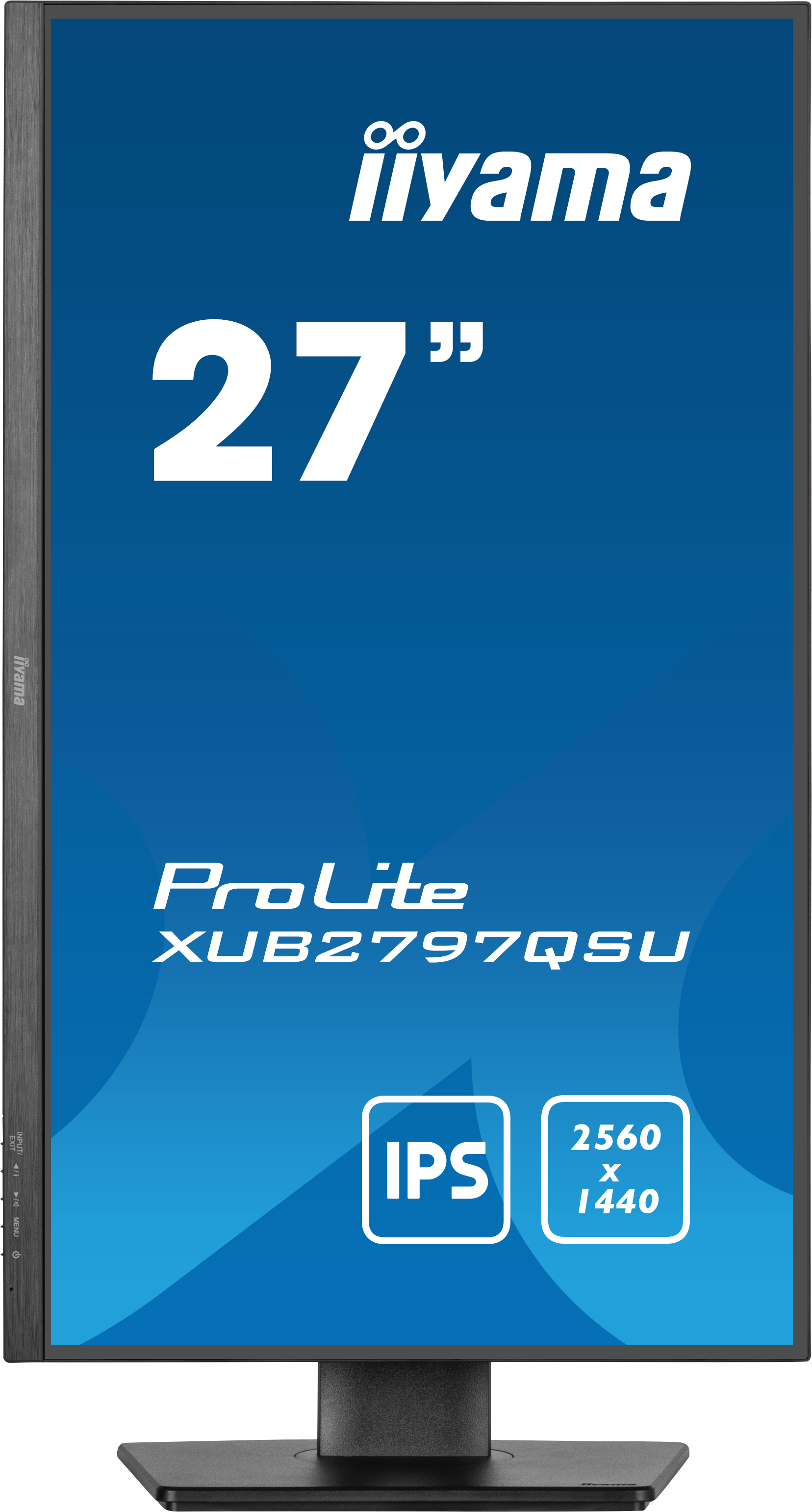 iiyama ProLite XUB2797QSU-B2 27inch IPS 2560x1440 100Hz IPS monitor met USB-hub