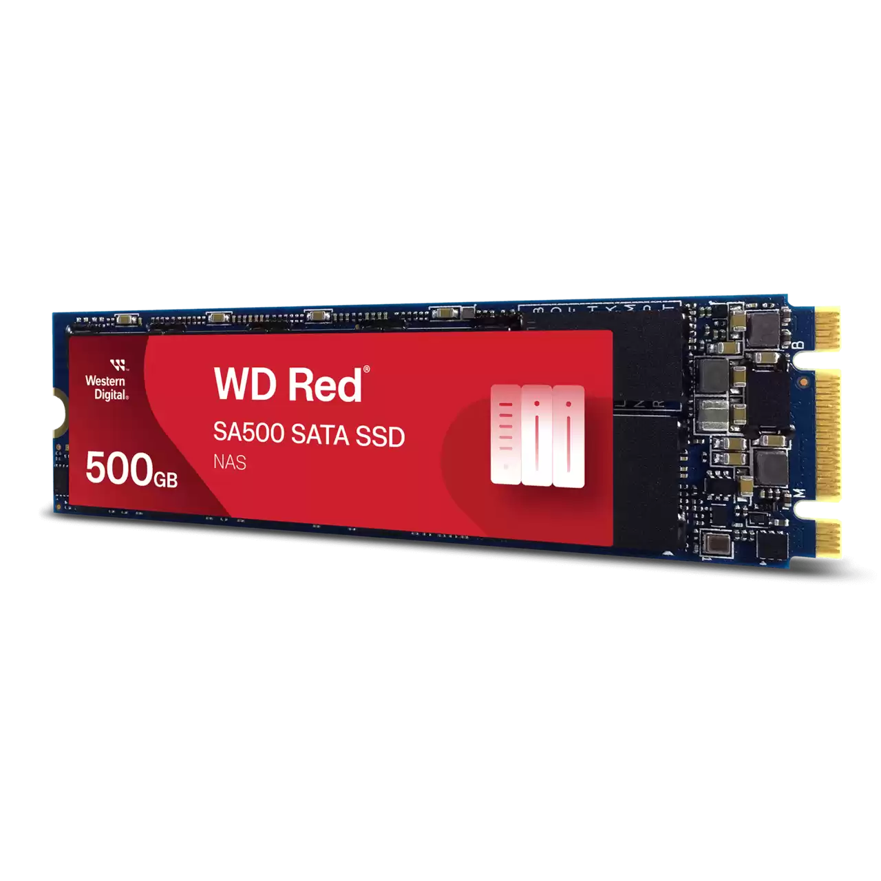 500GB WD RED SA500 NAS SATA M.2 2280 SSD WDS500G1R0B