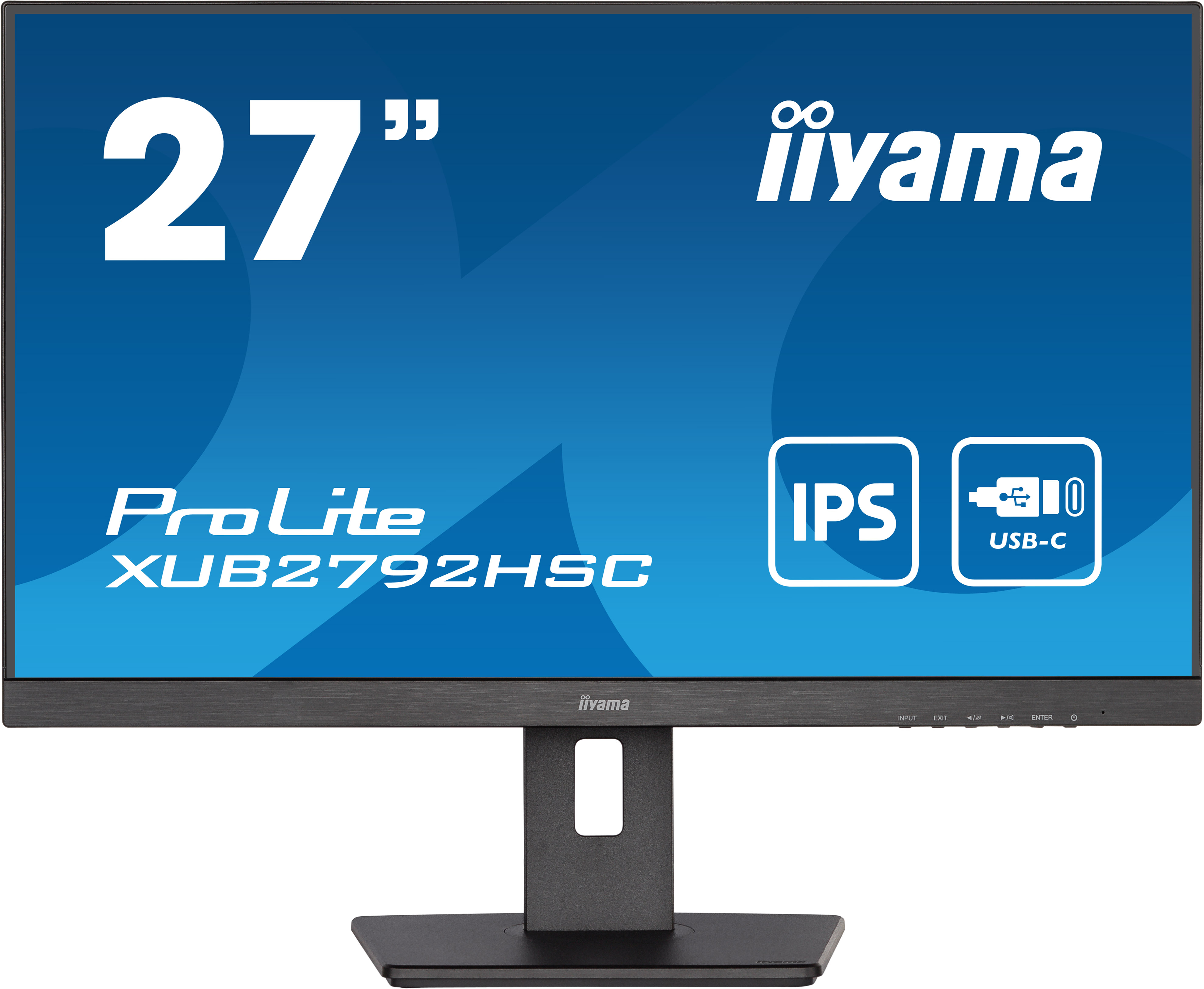 iiyama ProLite XUB2792HSC-B5 27inchIPS met USB-C-connector zwart monitor