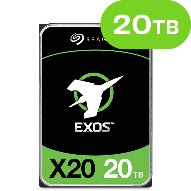 20TB Seagate Exos ST20000NM007D