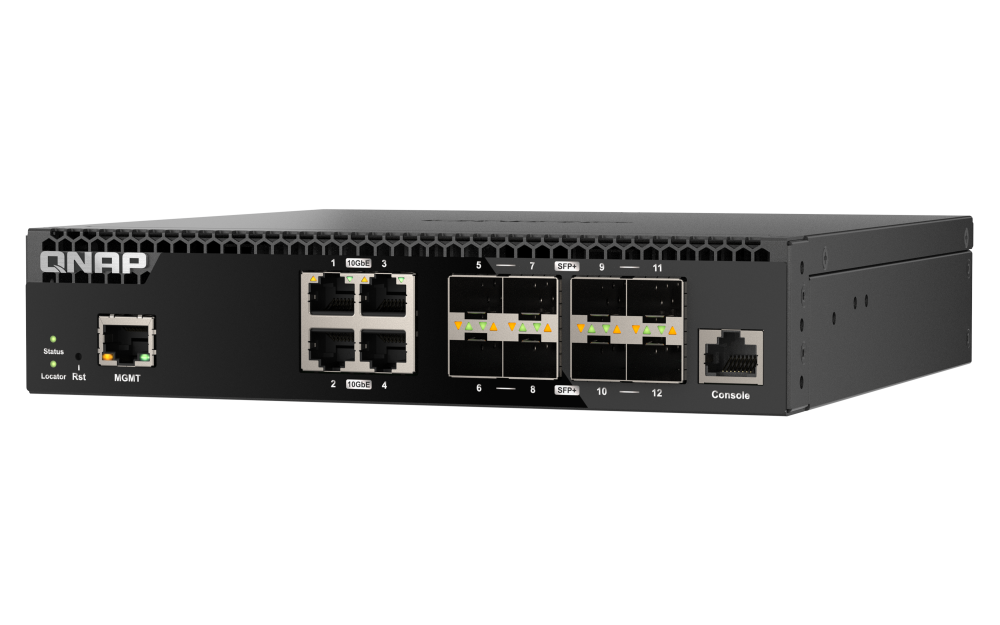 QNAP QSW-M3212R-8S4T 10GbE L2 managed switch
