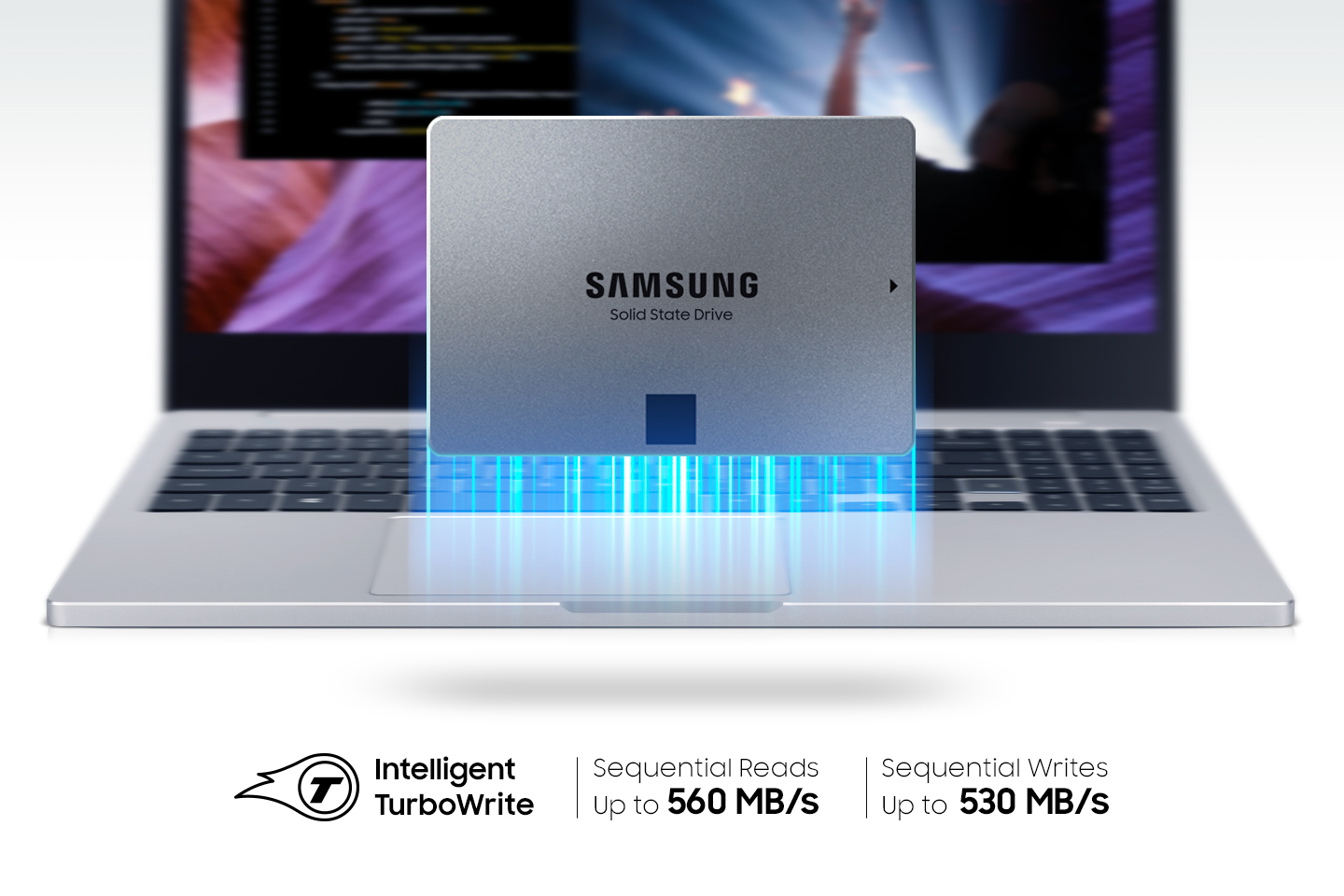 4TB Samsung 2.5 inch SATA SSD 870 QVO MZ-77Q4T0BW