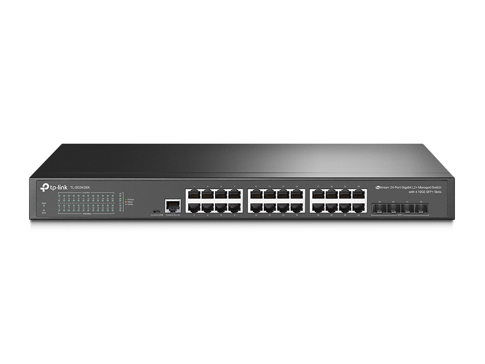 TP-LINK 24-Port Gigabit L2+ managed Switch TL-SG3428X