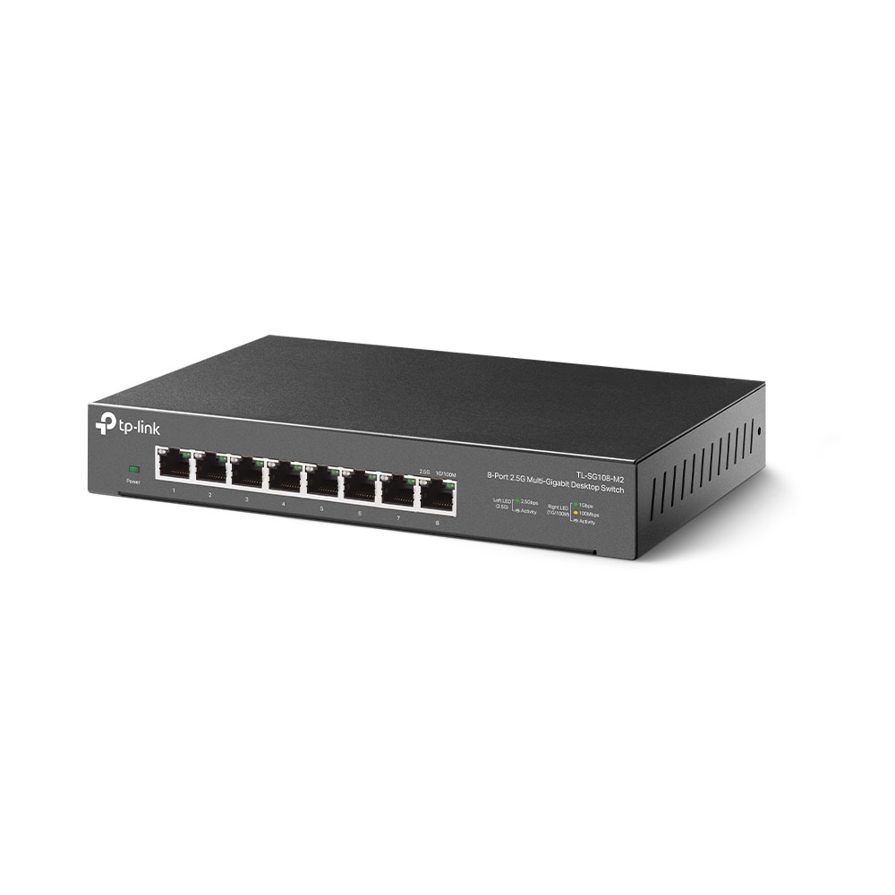 TP-Link 8-Port 2.5G Multi-Gigabit Desktop Switch TL-SG108-M2